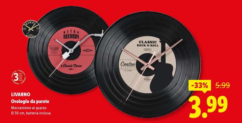 Livarno Orologio da parete