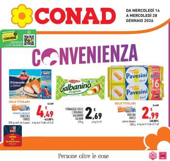 Volantino Conad - 14/1/2026 - 28/1/2026.
