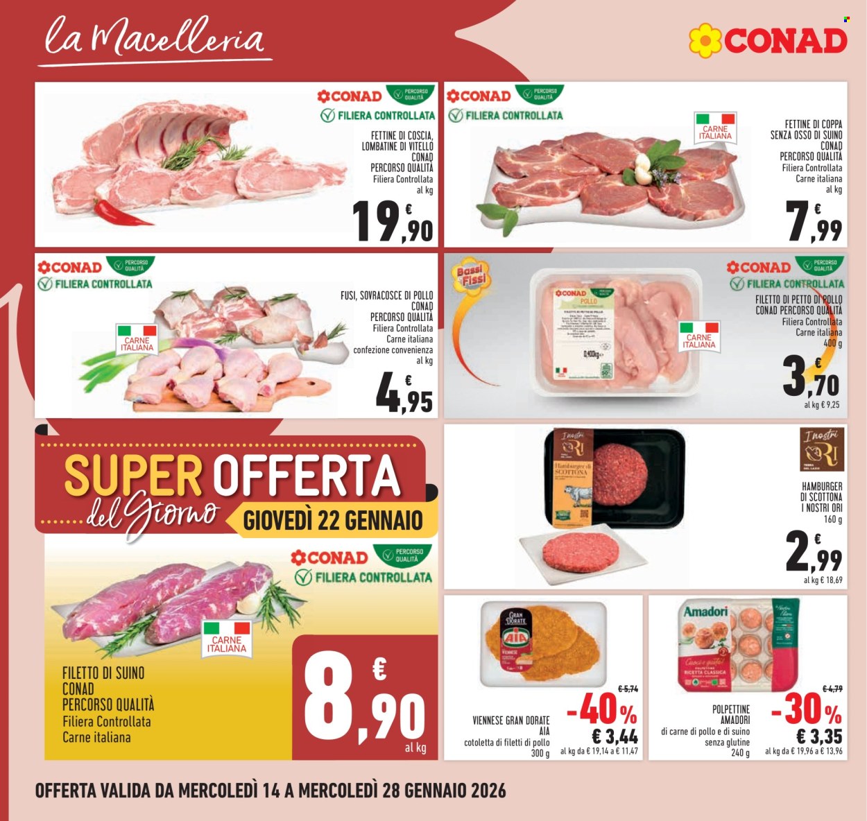 Volantino Conad - 14/1/2026 - 28/1/2026. Pagina 2