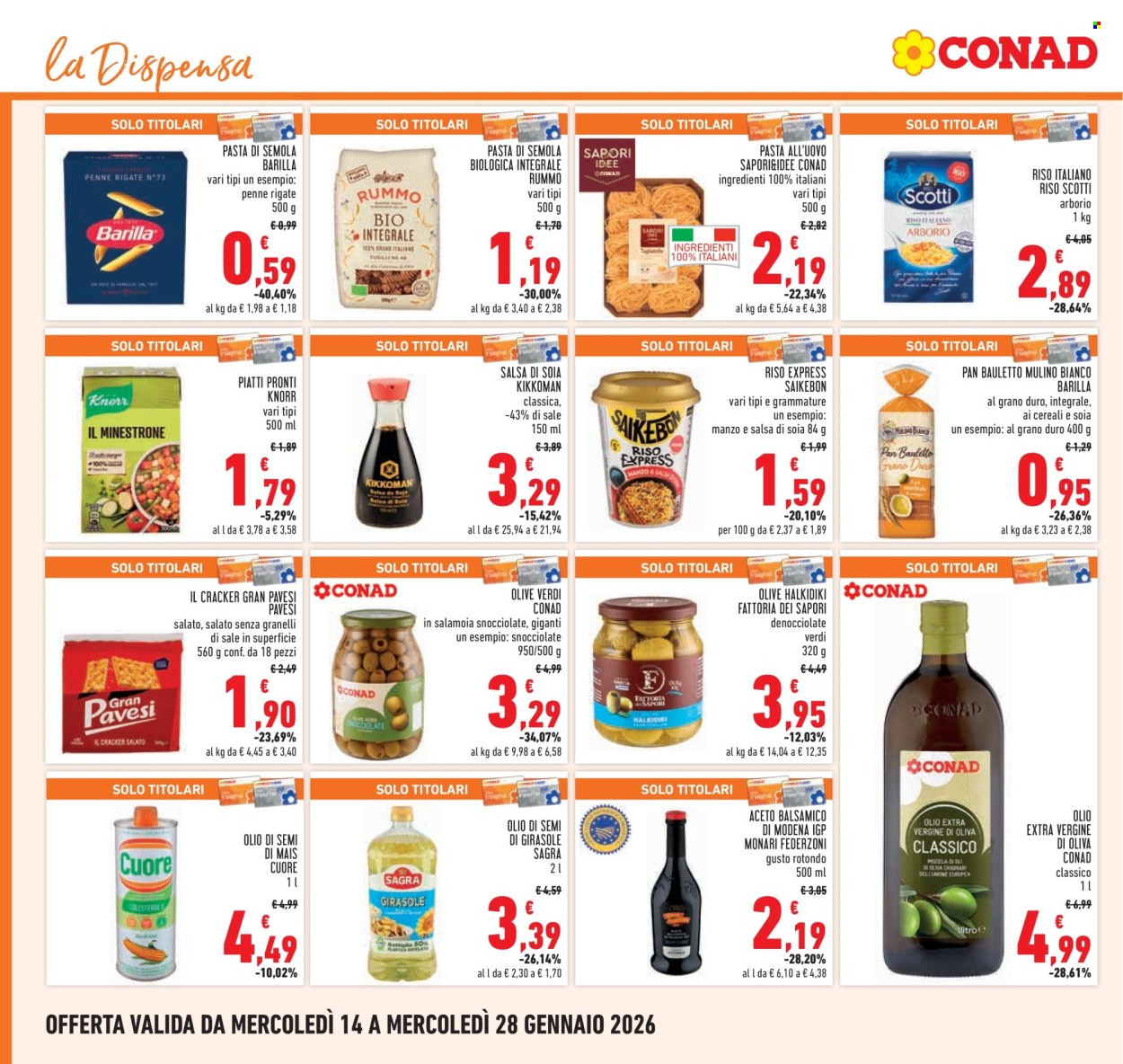Volantino Conad - 14/1/2026 - 28/1/2026. Pagina 14