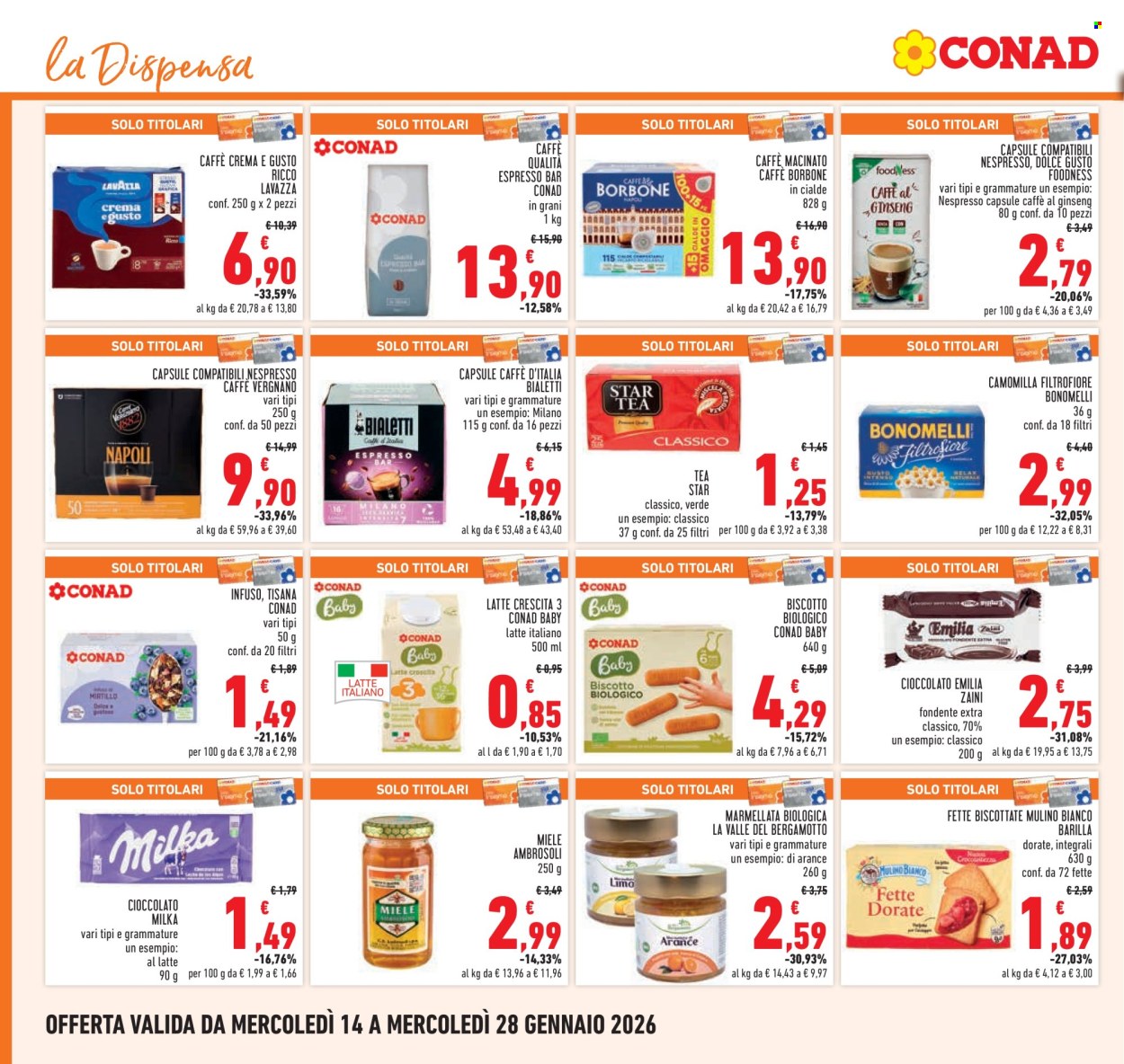 Volantino Conad - 14/1/2026 - 28/1/2026. Pagina 16
