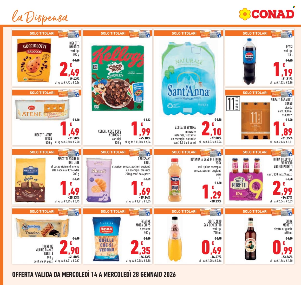 Volantino Conad - 14/1/2026 - 28/1/2026. Pagina 22