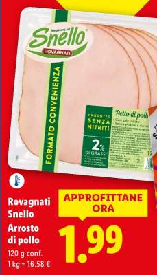 Rovagnati Snello Arrosto di pollo