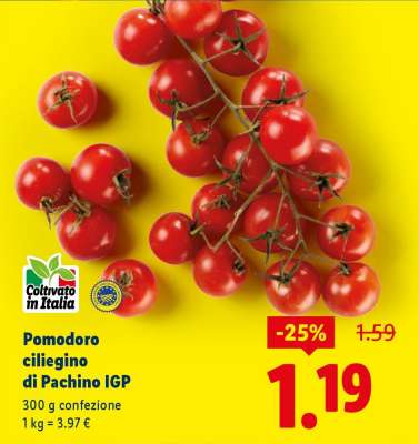 Pomodoro ciliegino di Pachino IGP