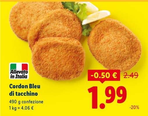 Cordon Bleu di tacchino