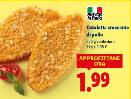 Cotoletta croccante di pollo