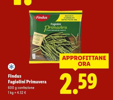 Findus Fagiolini Primavera