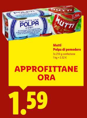 Mutti Polpa di pomodoro