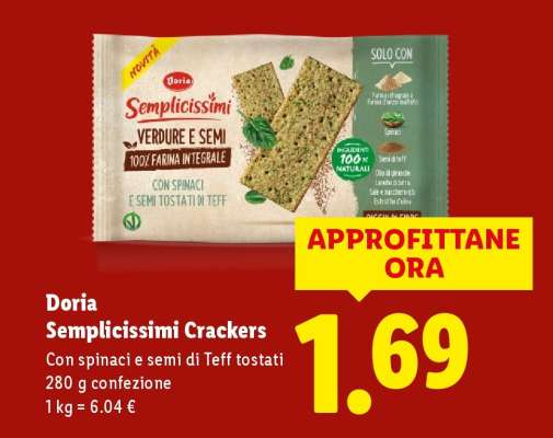 Doria Semplicissimi Crackers
