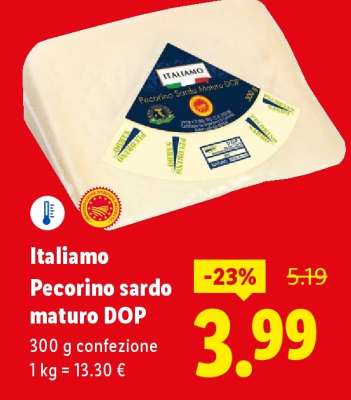 Italiamo Pecorino sardo maturo DOP