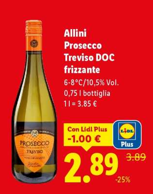 Allini Prosecco Treviso DOC frizzante