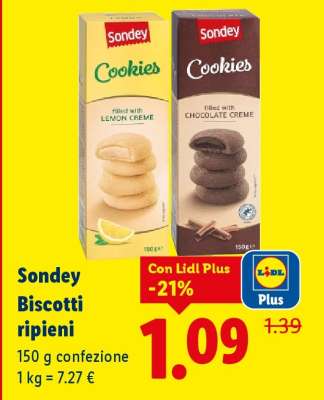 Sondey Biscotti ripieni
