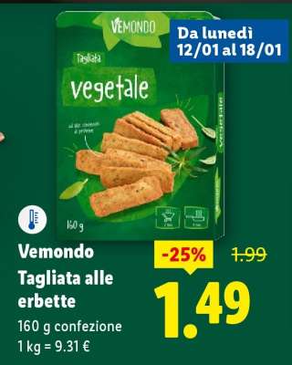 Vemondo Tagliata alle erbette