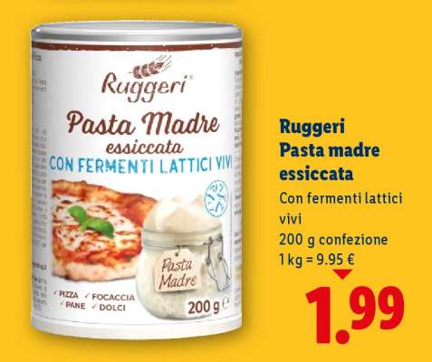 Ruggeri Pasta madre essiccata