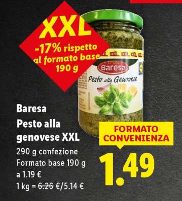 Baresa Pesto alla genovese XXL