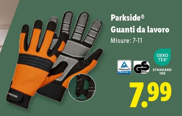Parkside Guanti da lavoro