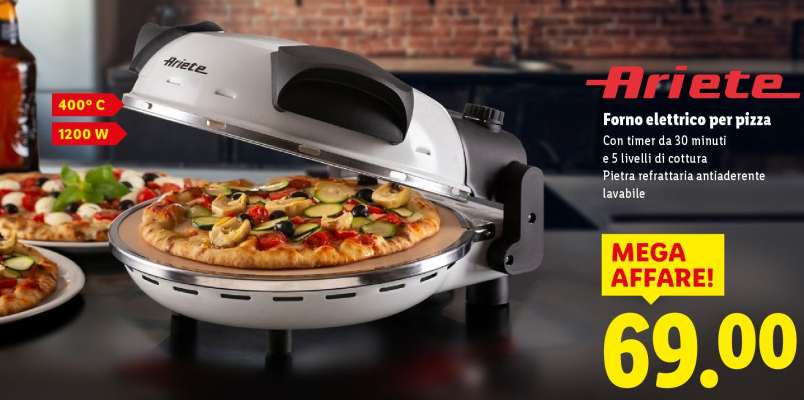 Ariete Forno elettrico per pizza