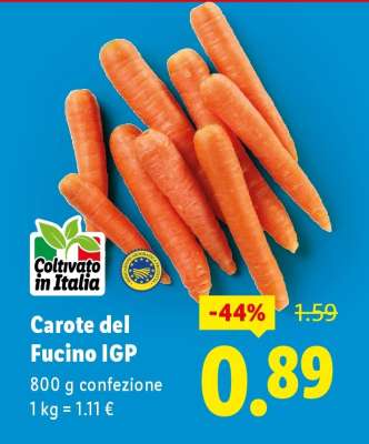 Carote del Fucino IGP