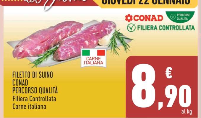 FILETTO DI SUINO CONAD PERCORSO QUALITÀ