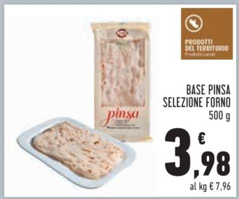 BASE PINSA SELEZIONE FORNO