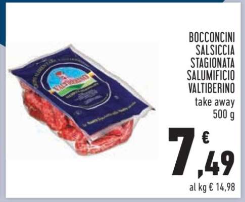 BOCCONCINI SALSICCIA STAGIONATA SALUMIFICIO VALTIBERINO