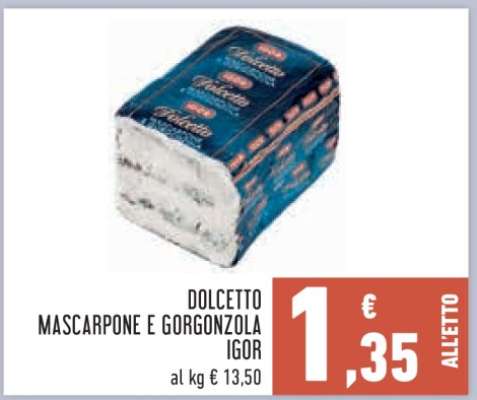 Dolcetto Mascarpone e Gorgonzola Igor