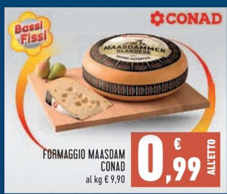 FORMAGGIO MAASDAM CONAD