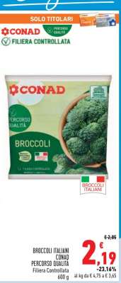 BROCCOLI ITALIANI CONAD
