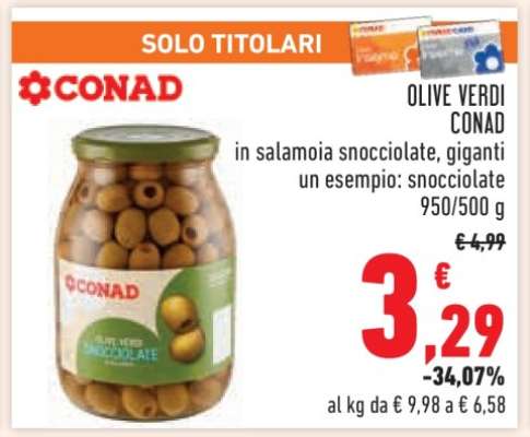 Olive verdi CONAD