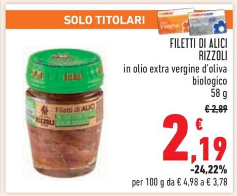 Filetti di Alici Rizzoli