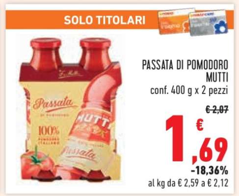 PASSATA DI POMODORO MUTTI