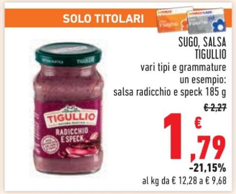 SUGO, SALSA TIGULLIO