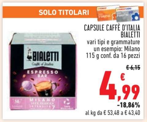CAPSULE CAFFÈ D'ITALIA BIALETTI
