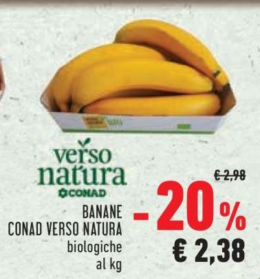 Banane Conad Verso Natura