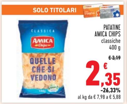 Patatine Amica Chips Classiche