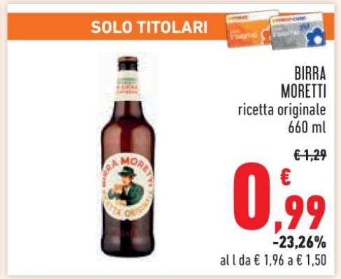 BIRRA MORETTI