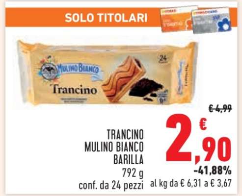 TRANCINO MULINO BIANCO BARILLA