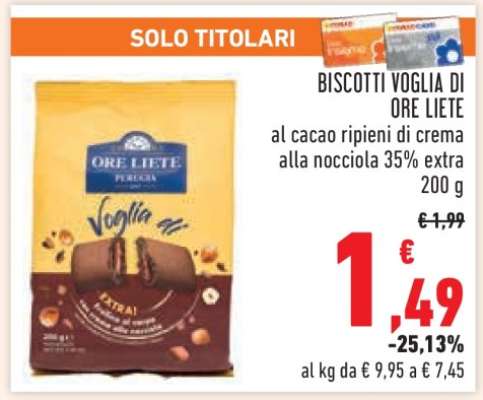 BISCOTTI VOGLIA DI ORE LIETE
