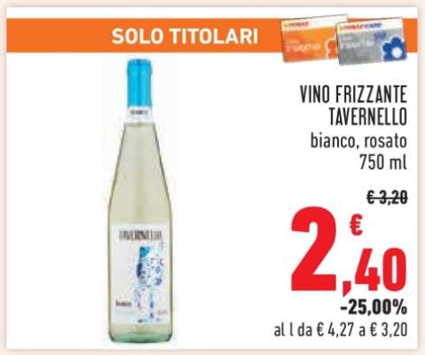 VINO FRIZZANTE TAVERNELLO