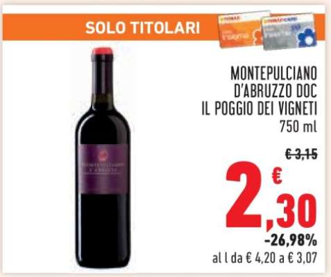 MONTEPULCIANO D’ABRUZZO DOC IL POGGIO DEI VIGNETI