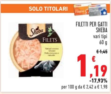 Filetti per gatti Sheba