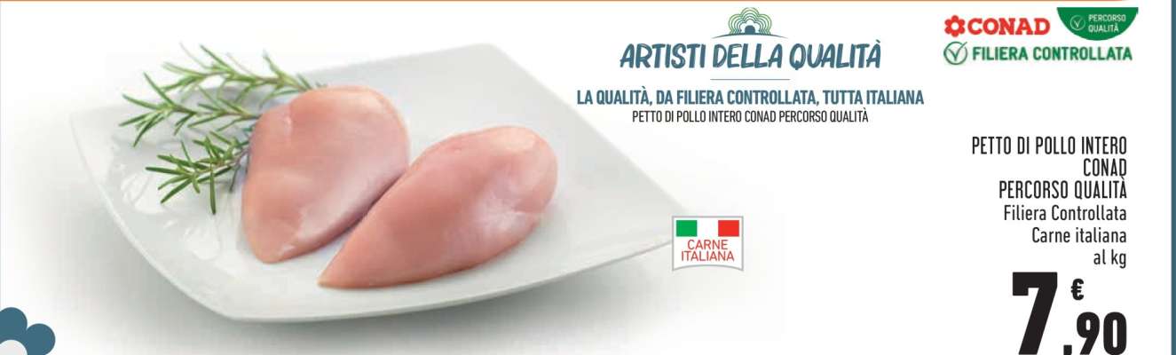 PETTO DI POLLO INTERO CONAD PERCORSO QUALITÀ