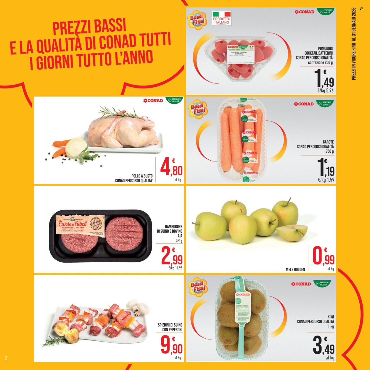 Volantino Spesa Facile Conad - 7/1/2026 - 31/1/2026. Pagina 2