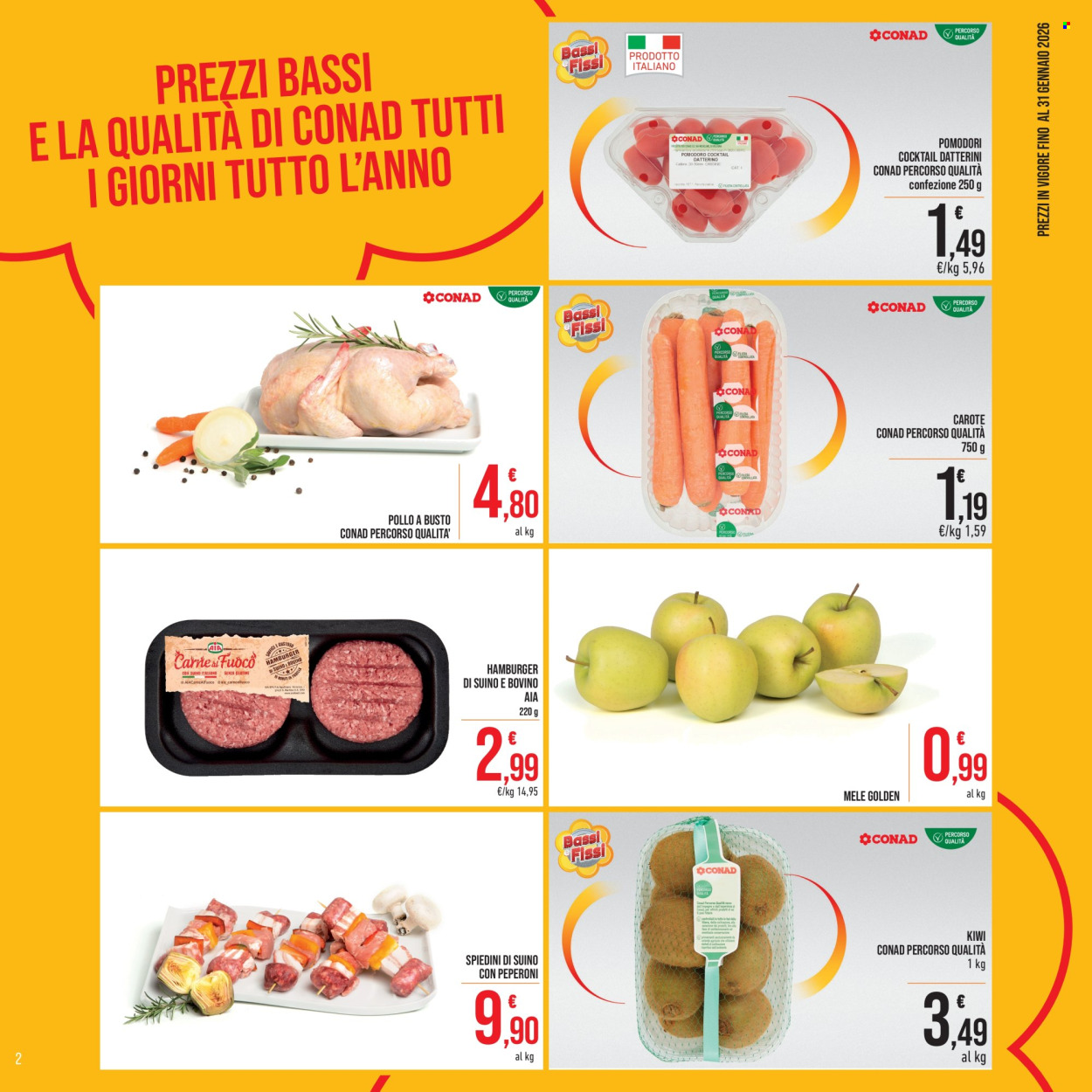 Volantino Spesa Facile Conad - 7/1/2026 - 31/1/2026. Pagina 2