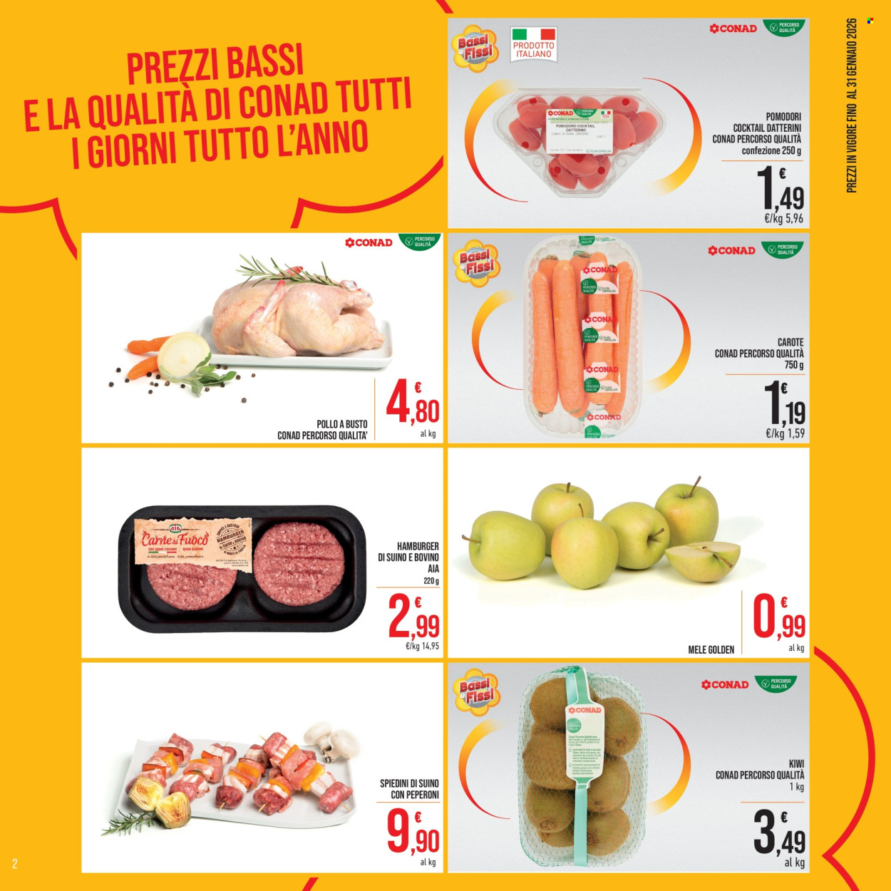 Volantino Spesa Facile Conad - 7/1/2026 - 31/1/2026. Pagina 2