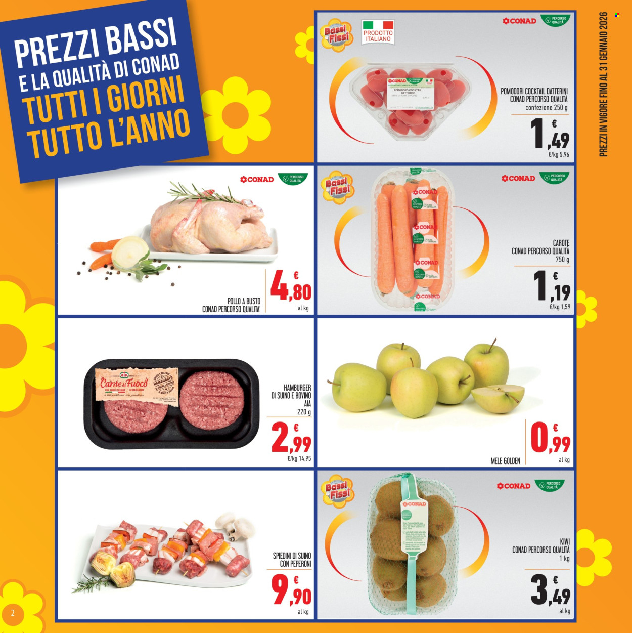 Volantino Spesa Facile Conad - 7/1/2026 - 31/1/2026. Pagina 2