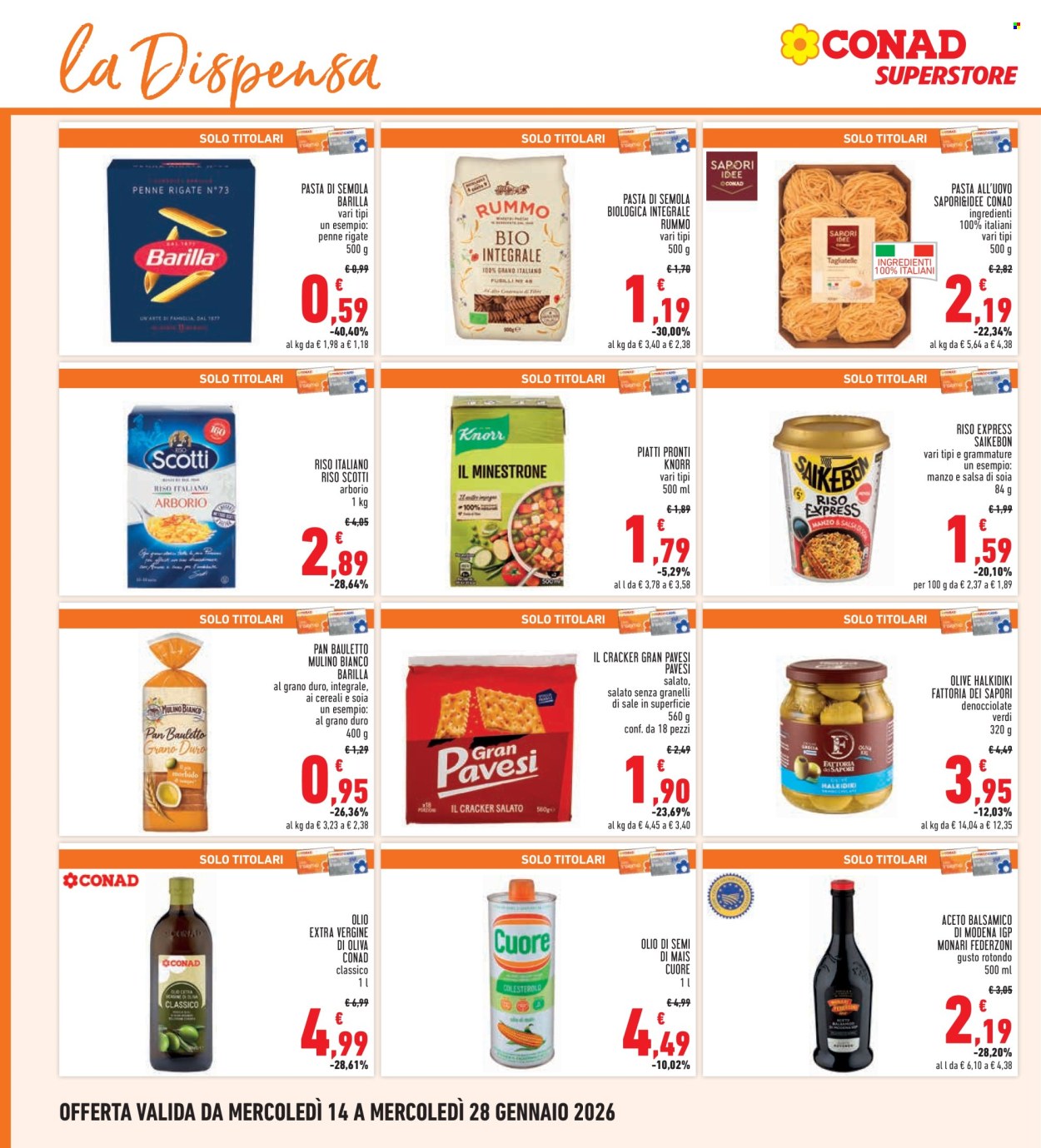 Volantino Conad - 14/1/2026 - 28/1/2026. Pagina 18