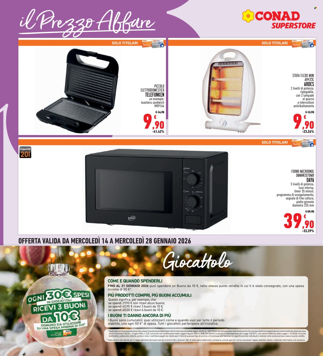 Volantino Conad - 14/1/2026 - 28/1/2026. Pagina 30