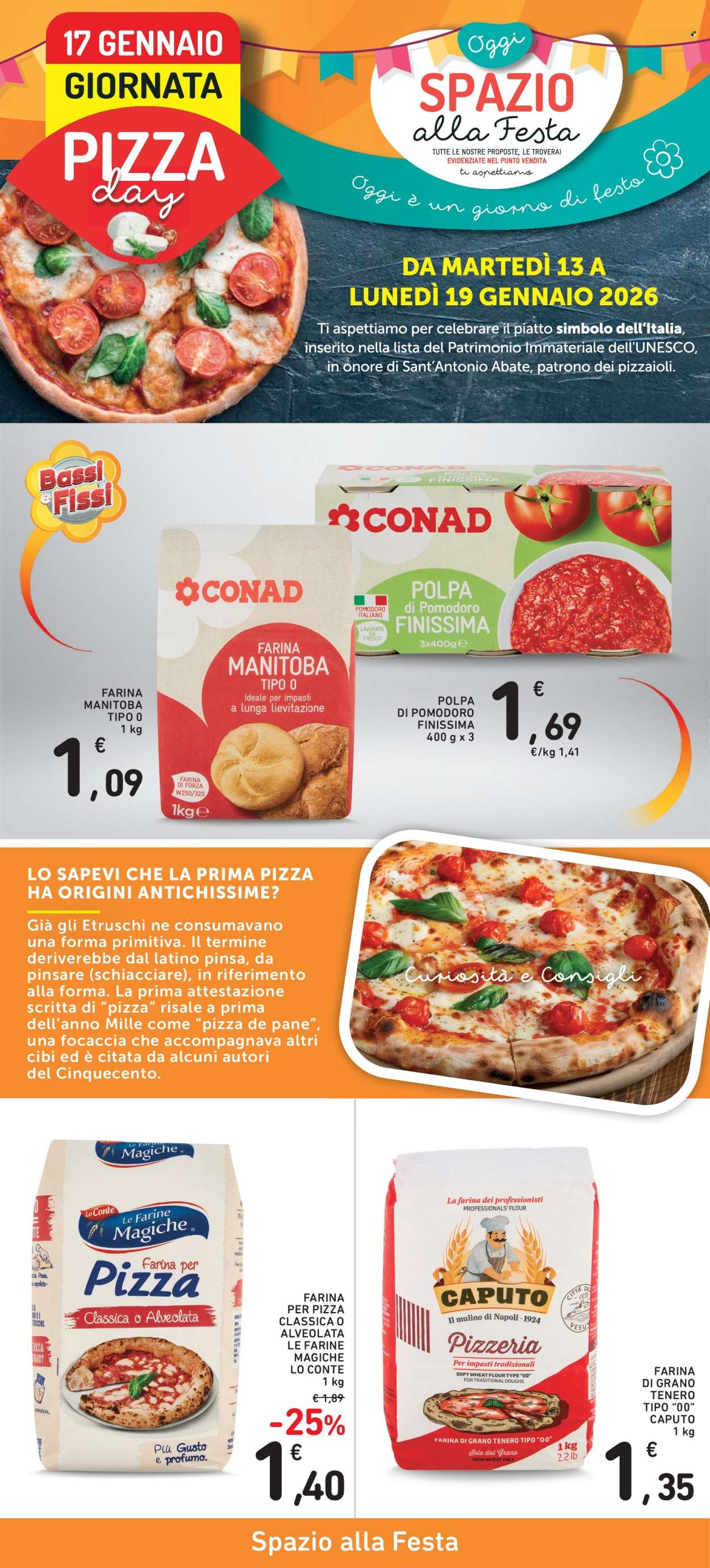 Volantino Spazio Conad - 13/1/2026 - 19/1/2026. Pagina 1