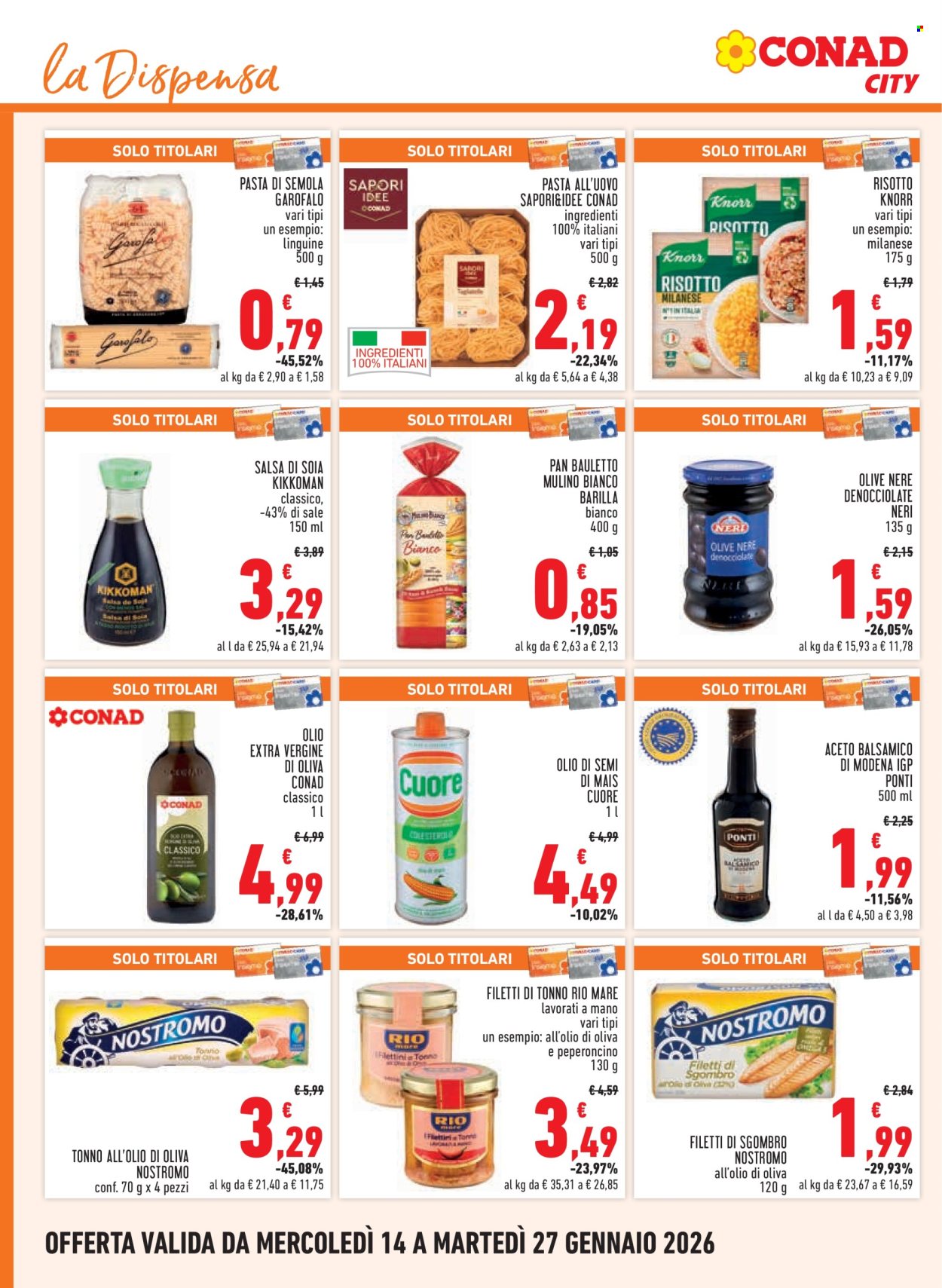 Volantino Conad - 14/1/2026 - 27/1/2026. Pagina 14